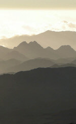 A view from the top of Mount Sinai