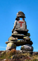 Mountain cairn